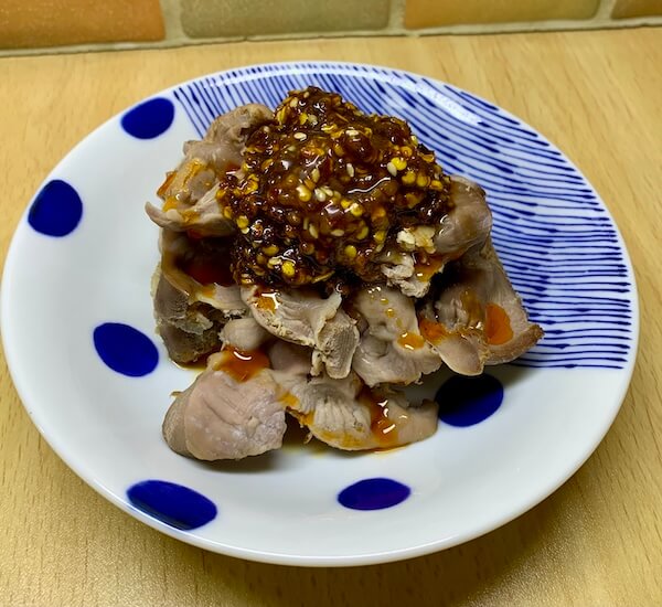 Chinese Spicy Chicken Gizzard Salad 香辣涼拌雞腎