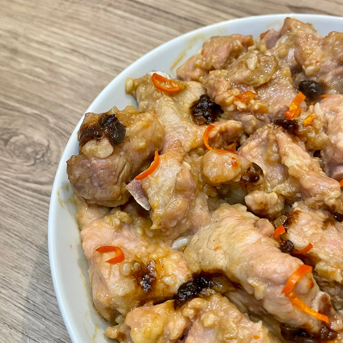 Steamed Pork Ribs in Black Bean Sauce 豉汁蒸排骨