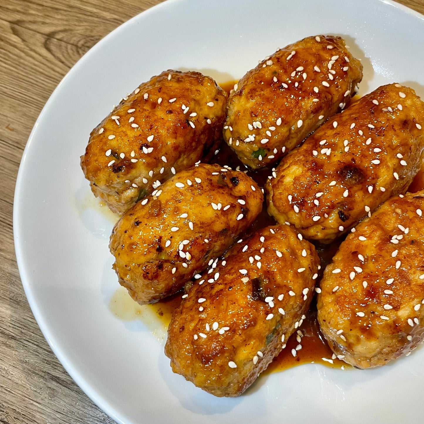 Japanese Teriyaki Chicken Meatball 日式雞肉丸子